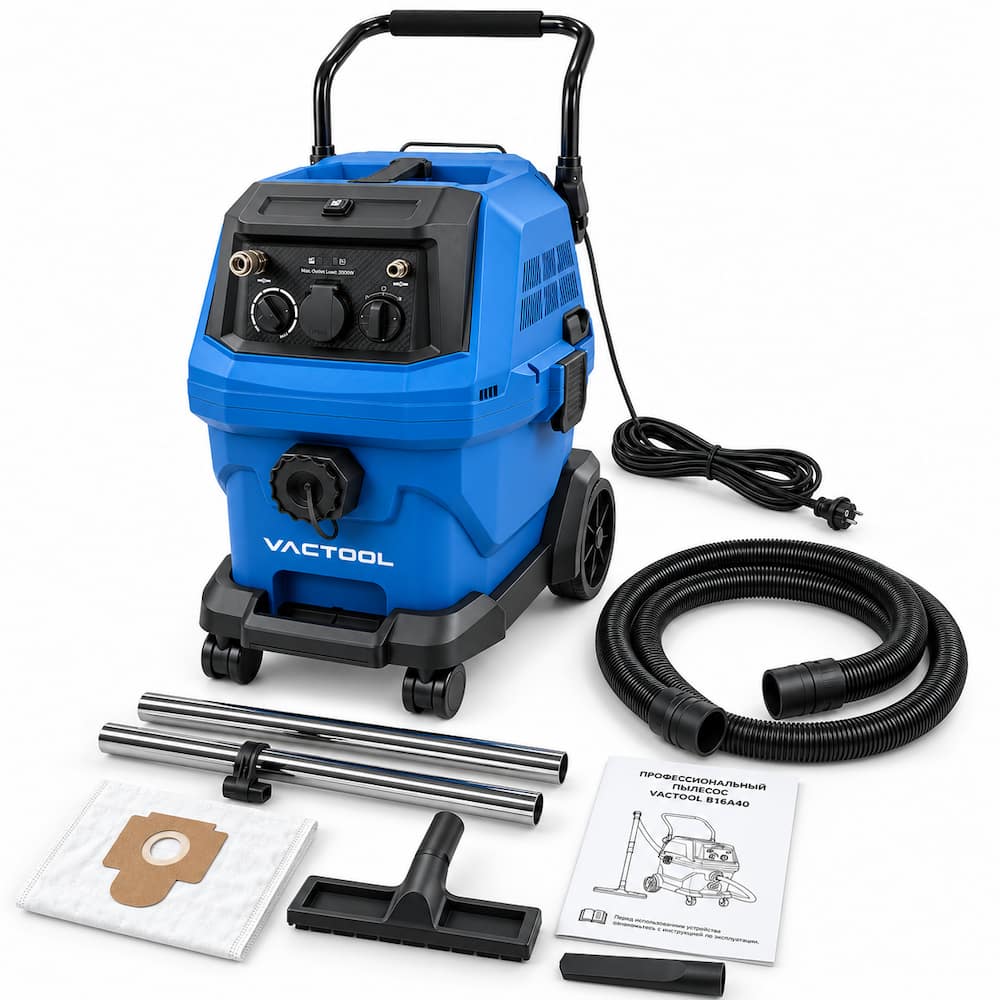 Профессиональный пылесос VACTOOL B16A40